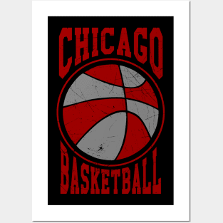 Chicago Basketball Posters and Art